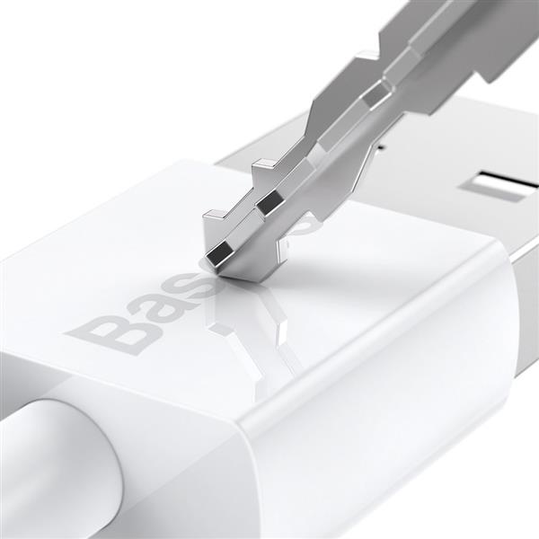 Baseus Superior kabel przewód USB - micro USB do szybkiego ładowania 2A 1m biały (CAMYS-02)-2209577