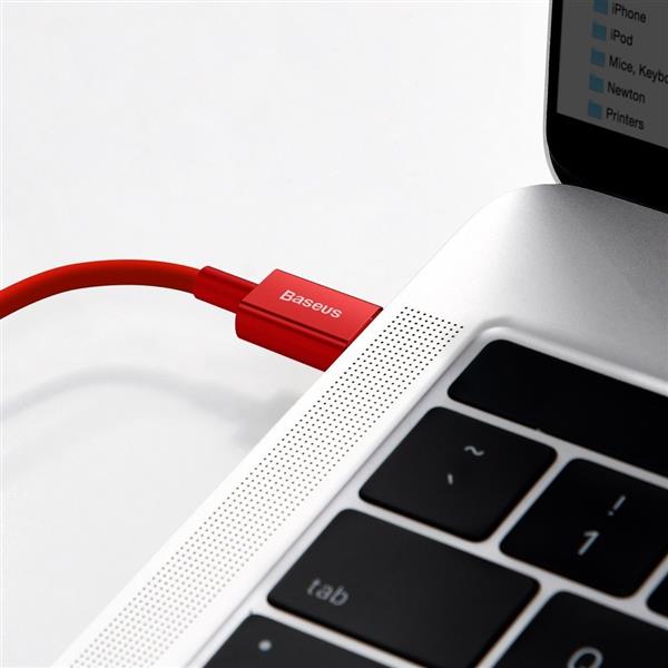 Baseus Superior kabel USB Typ C - Lightning do szybkiego ładowania Power Delivery 20 W 1 m czerwony (CATLYS-A09)-2194014