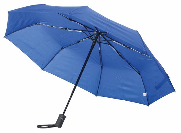 Automatyczny, wiatroodporny parasol kieszonkowy PLOPP, niebieski-2303043