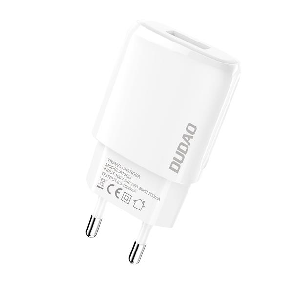 Dudao ładowarka sieciowa USB-A 7.5W biały (A1sEU)-2614363