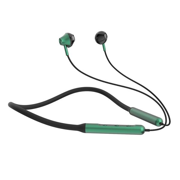 Devia słuchawki Bluetooth Smart 702 douszne czarno-zielone-2988318