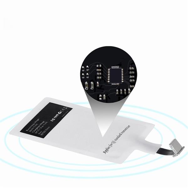 Choetech adapter do bezprzewodowego ładowania Qi Lightning wkładka indukcyjna biały (WP-IP)-2218603