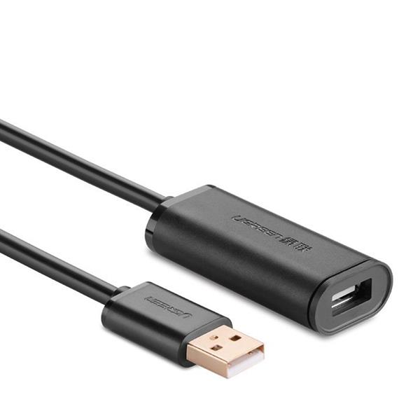 Ugreen kabel aktywny przedłużacz USB 2.0 480 Mbps 5 m czarny (US121 10319)-2169765
