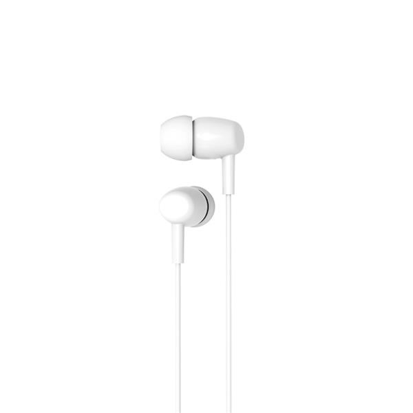 XO Słuchawki przewodowe EP50 jack 3,5mm dokanałowe białe 1szt-3033869