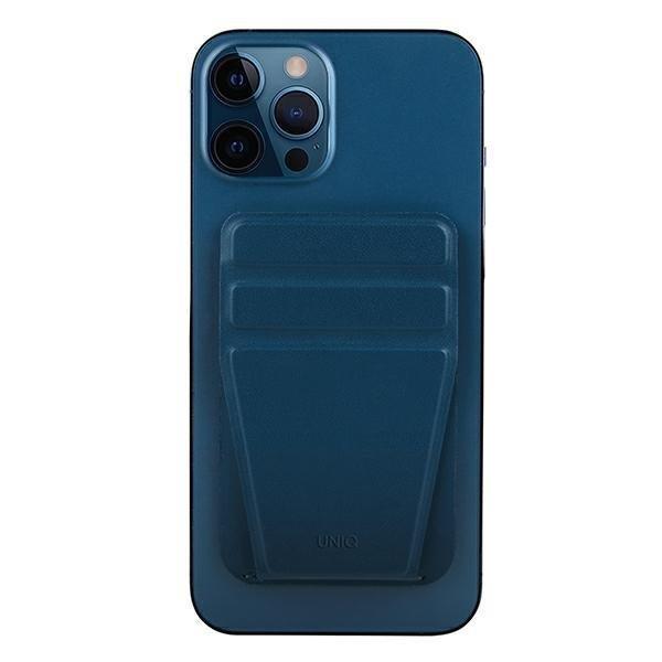 Etui Uniq Lyft magnetyczny stojak na telefon snap-on stand and card holder - niebieskie-2435434