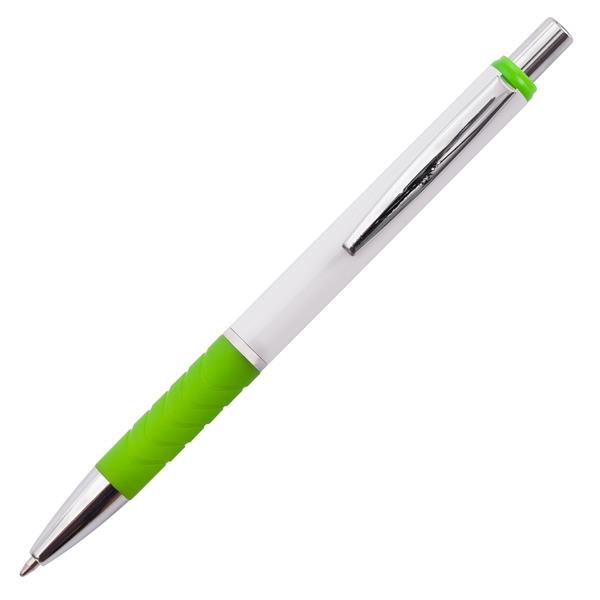 Długopis Rapido, jasnozielony/biały-547333