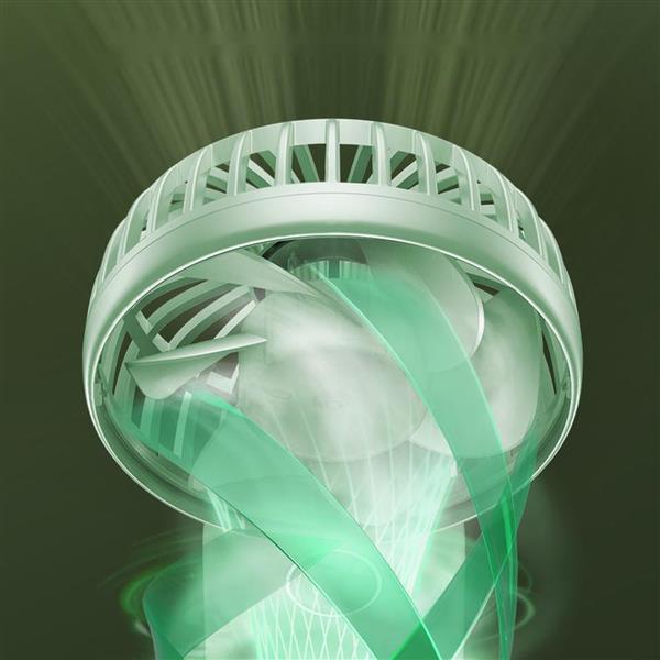 Joyroom Muxia biurkowy wiatrak przenośny zielony (JR-CY360-green)-2386417