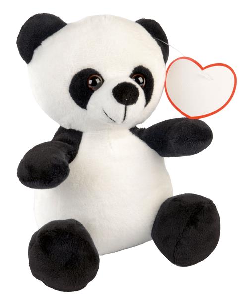 Pluszowa panda ANTHONY, biały, czarny-2305247