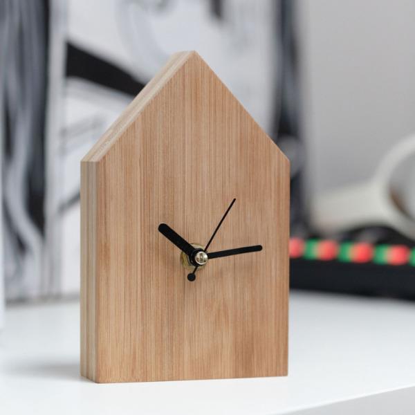 Zegar bambusowy La Casa, brązowy-2015912