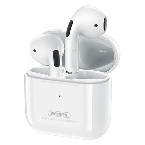 REMAX bezprzewodowe słuchawki douszne Bluetooth 5.0 TWS biały (TWS-10)-2186152