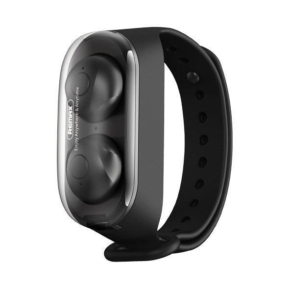 Remax dokanałowe bezprzewodowe słuchawki Bluetooth 5.0 TWS zielony (TWS-15 black)-2173664