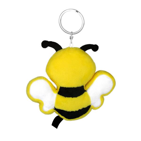 Pluszowa pszczoła RPET z chipem NFC, brelok | Zibee-1700569