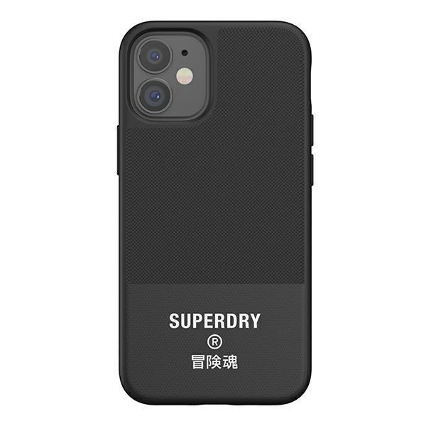 Etui SuperDry Moulded Canvas na iPhone 12 mini Case - czarne 42584-2284984