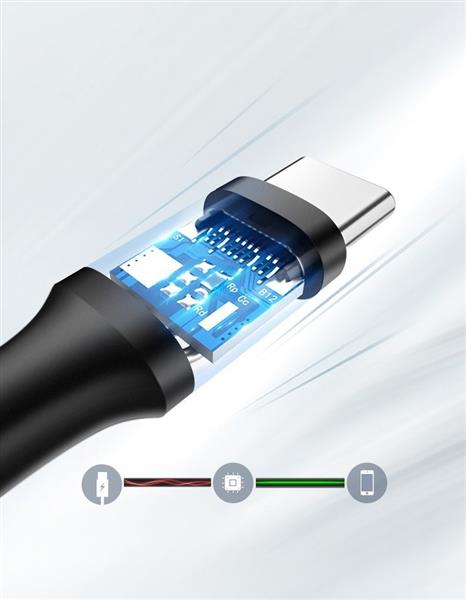 Ugreen kabel przewód USB - USB Typ C 3A 3m czarny (60826)-2150637