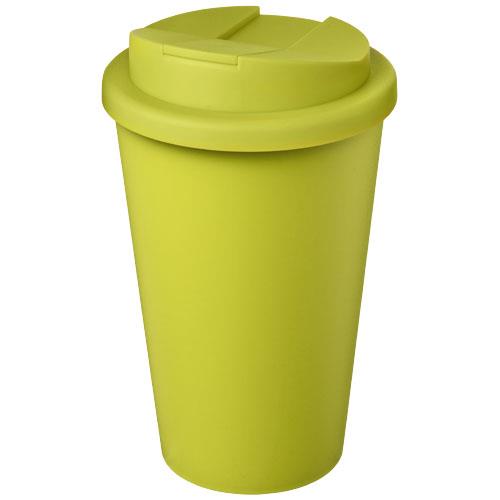 Kubek Americano® Eco z recyklingu o pojemności 350 ml z pokrywą odporną na zalanie-2642737