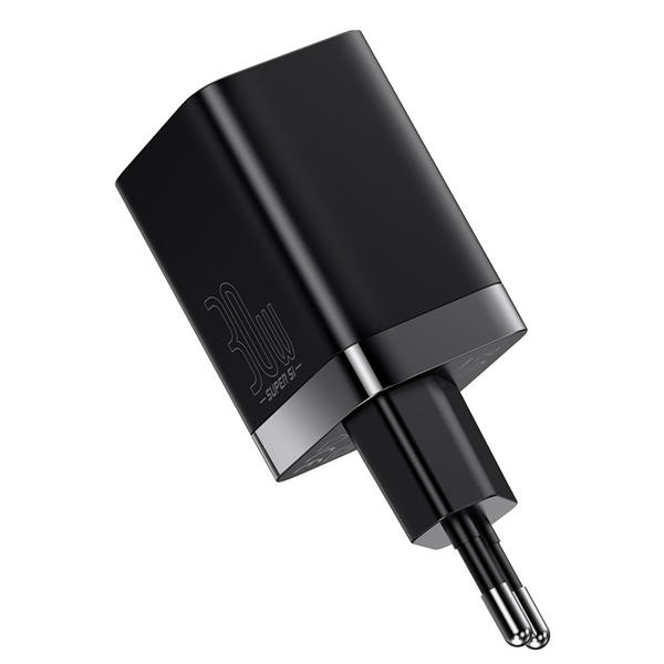 Baseus Super Si Pro szybka ładowarka USB / USB Typ C 30W Power Delivery Quick Charge czarny (CCSUPP-E01)-2241725