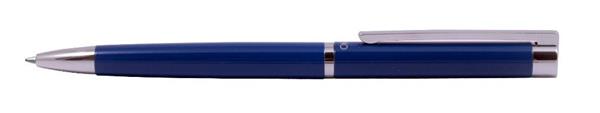 Długopis EXO Vela, niebieski, wykończenia chromowane-3039727