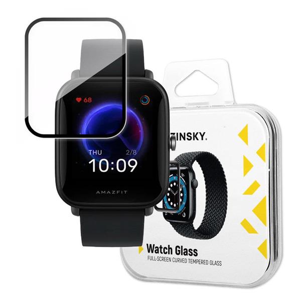 Wozinsky Watch Glass hybrydowe szkło do Xiaomi Amazfit Bip U Pro czarny-2395500