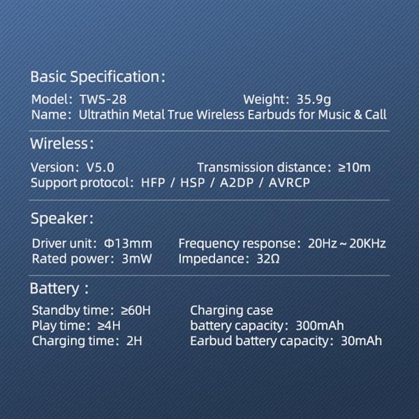 Remax bezprzewodowe słuchawki TWS bluetooth 5.0 300mAh zielony (TWS-28)-2255518