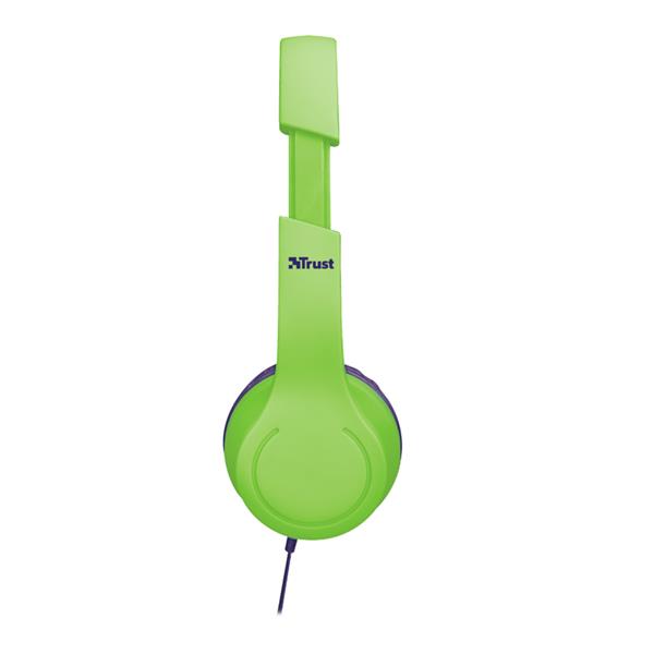Trust słuchawki przewodowe nauszne Bino Kids zielone-1204062