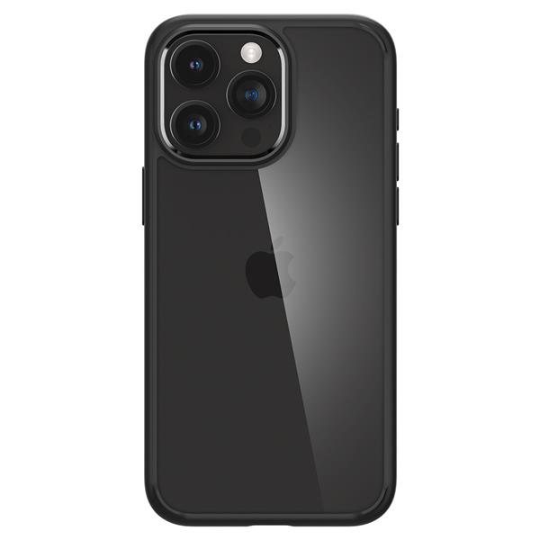 Spigen Crystal Hybrid, matte black - iPhone 15 Pro Max-3136559