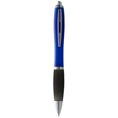 Długopis z kolorowym korpusem i czarnym uchwytem Nash-2309675