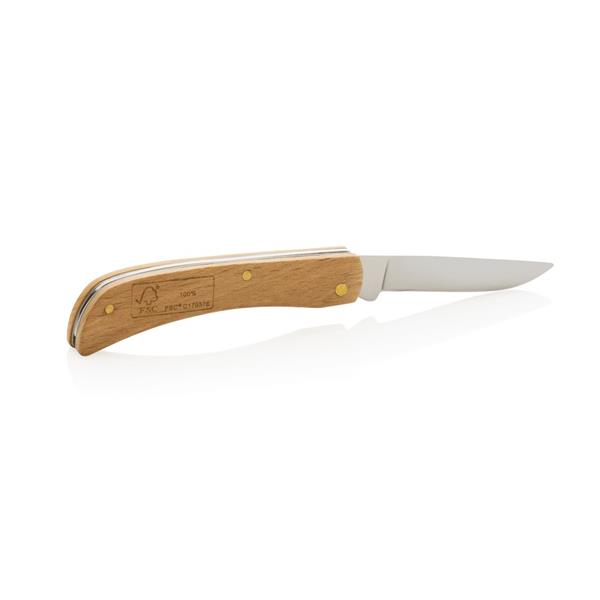 Drewniany nóż składany, scyzoryk-3040842