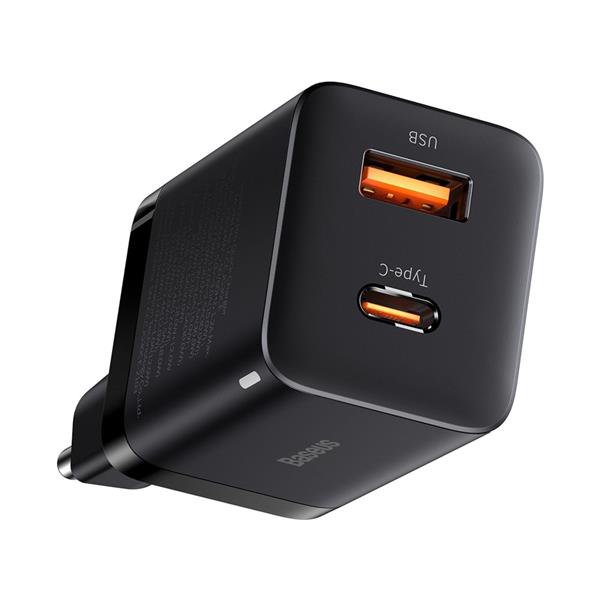 Baseus Super Si Pro szybka ładowarka USB / USB Typ C 30W Power Delivery Quick Charge czarny (CCSUPP-E01)-2241726