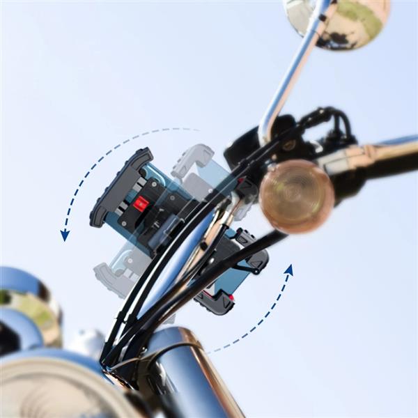 Joyroom uniwersalny rowerowy uchwyt na telefon na rower motocykl kierownicę czarny (JR-ZS264)-2255930
