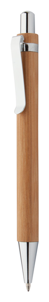 długopis bambusowy Bashania Black-2029780