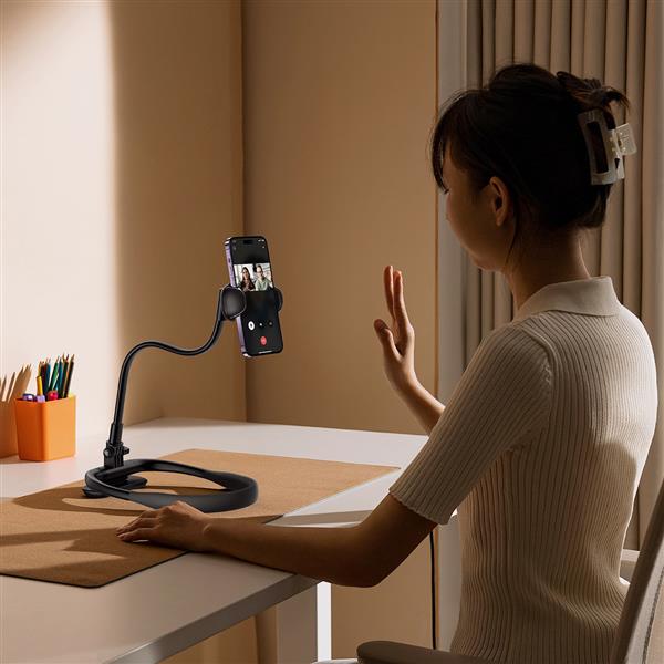 Baseus ComfortJoy Series uniwersalny uchwyt na szyję, stojak na telefon czarny (LUGB000001)-2968458