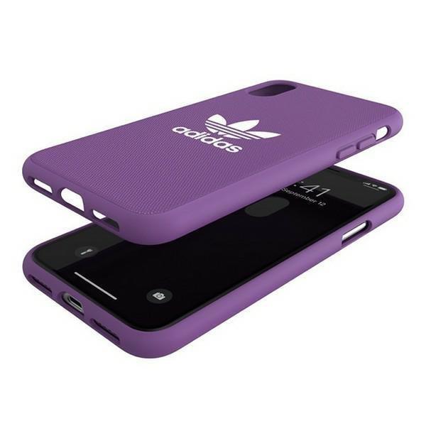 Adidas Moulded Case CANVAS iPhone X/Xs purpurowy/purple 33330-2284191