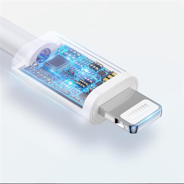 Joyroom kabel do szybkiego ładowania USB Typ C - Lightning (certyfikat MFI) Power Delivery 3 A 1,2 m biały (S-M420)-2204670