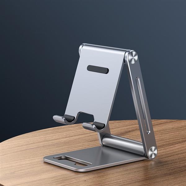 Ugreen metalowa aluminiowa składana podstawka na telefon tablet szary (LP263 80708)-2166181
