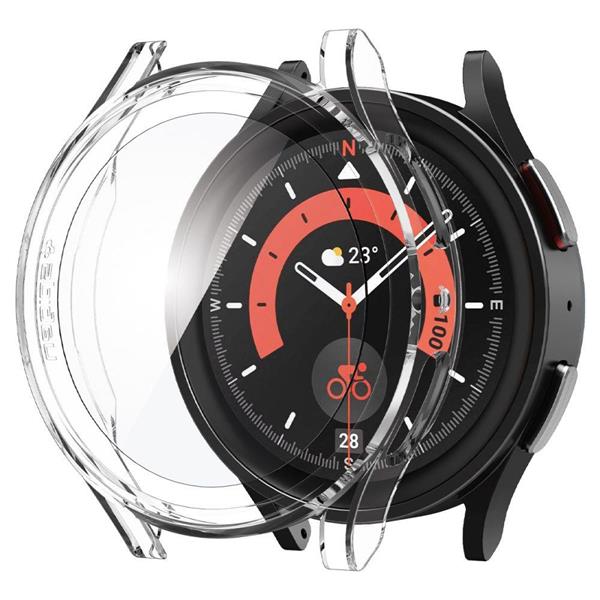 SPIGEN THIN FIT & TEMPERED GLASS GALAXY WATCH 5 PRO (45 MM) CRYSTAL CLEAR-2423905