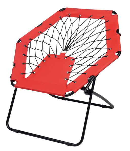 Krzesło bungee CHILL OUT, czarny, czerwony-2305508