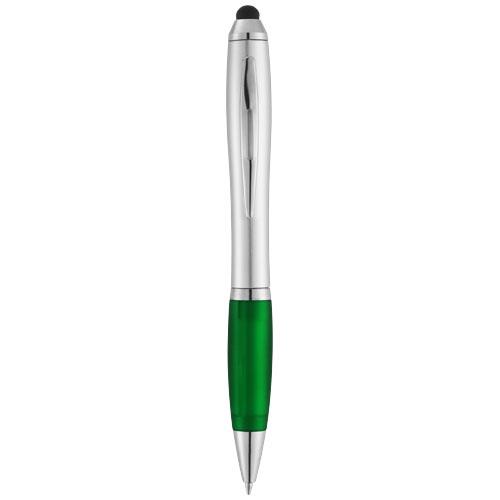 Długopis ze stylusem i kolorowym uchwytem Nash-2310228