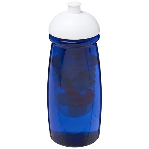 Bidon H2O Pulse® o pojemności 600 ml z wypukłym wieczkiem z możliwościąprzyrządzania wody smakowej-2316119