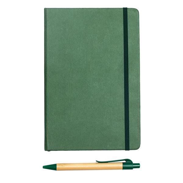 Zestaw upominkowy notes z długopisem Forest, zielony-2550268