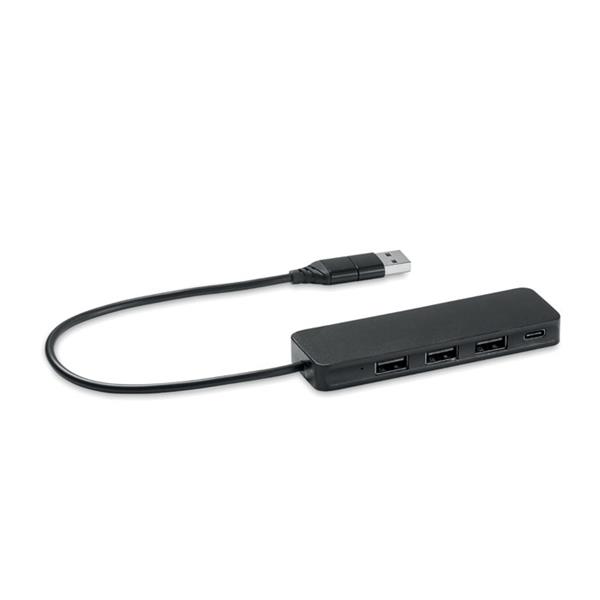 Hub USB-C 4 porty USB-2942840