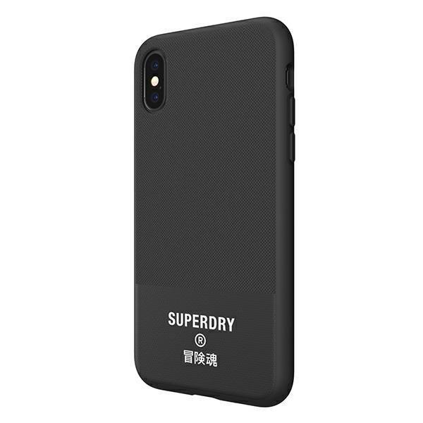 Etui SuperDry Moulded Canvas na iPhone X/Xs Case - czarne 41544-2285033