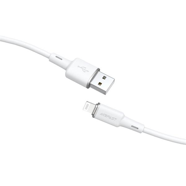 Acefast kabel MFI USB - Lightning 1,2m, 2,4A biały (C2-02 white)-2270016