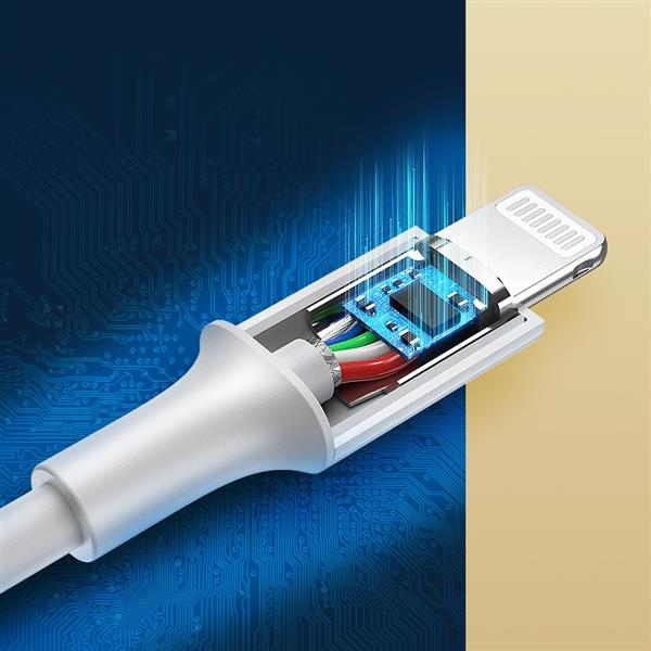 Ugreen kabel przewód MFi USB Typ C - Lightning 20W 3A 1 m biały (US171)-2150776