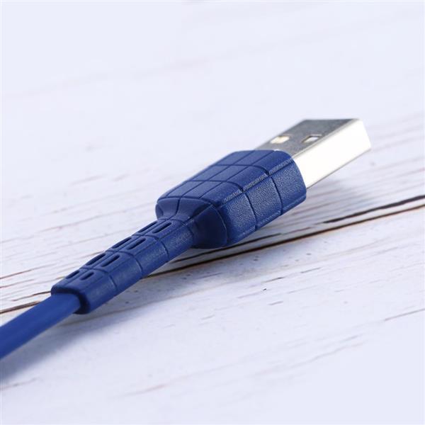 Remax Armor Series płaski kabel przewód USB / Lightning 5V 2.4A niebieski (RC-116i)-2143046