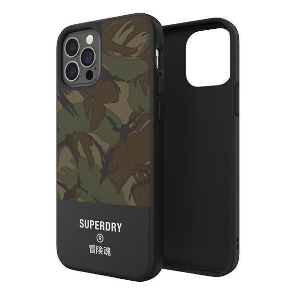 SuperDry Moulded Canvas iPhone 12/12 Pro Case moro/camo 42588-2285022