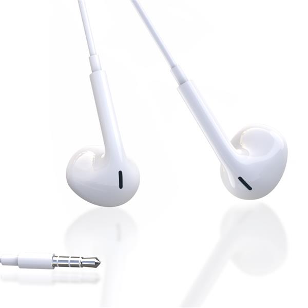 XO słuchawki przewodowe EP48 jack 3,5mm białe-2051693