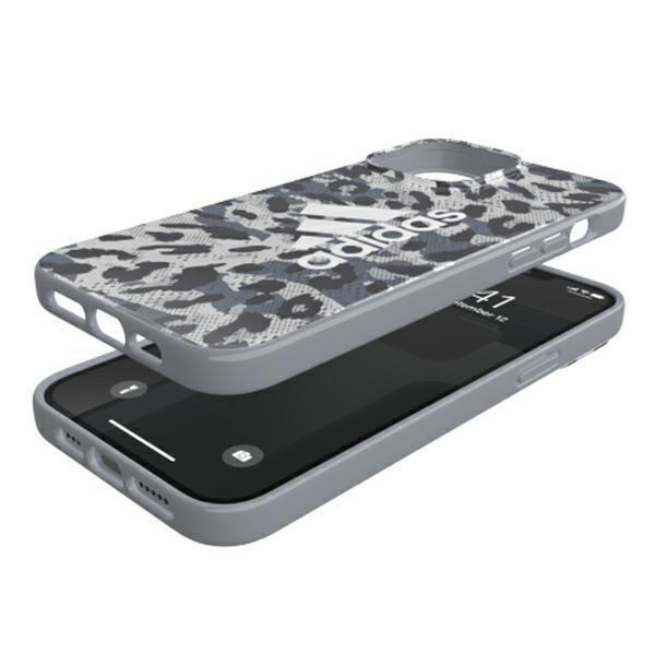 Etui Adidas OR Snap Case Leopard na iPhone 13 Pro / na iPhone 13 - szare-2284517