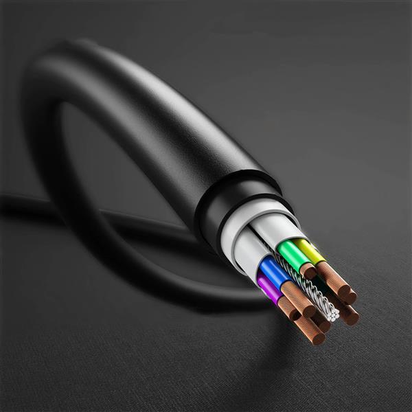 Choetech kabel przewód USB Typ C - USB Typ C 3A 1m czarny (CC0002)-2218392