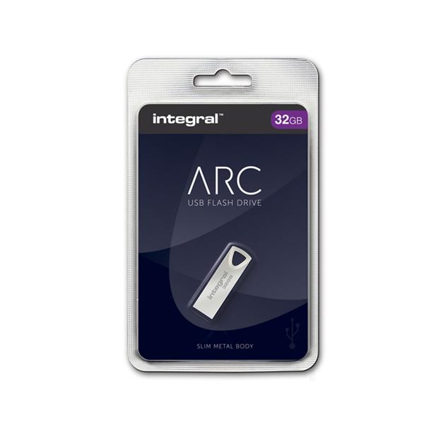 Integral pendrive 32GB USB 2.0 ARC metalowy-2077881