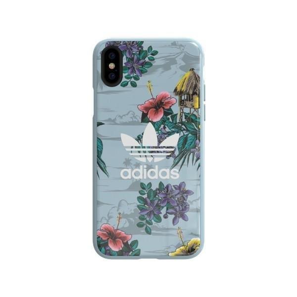 Etui Adidas OR SnapCase Floral na iPhone X/Xs 32139 - szare CJ8322-2284626